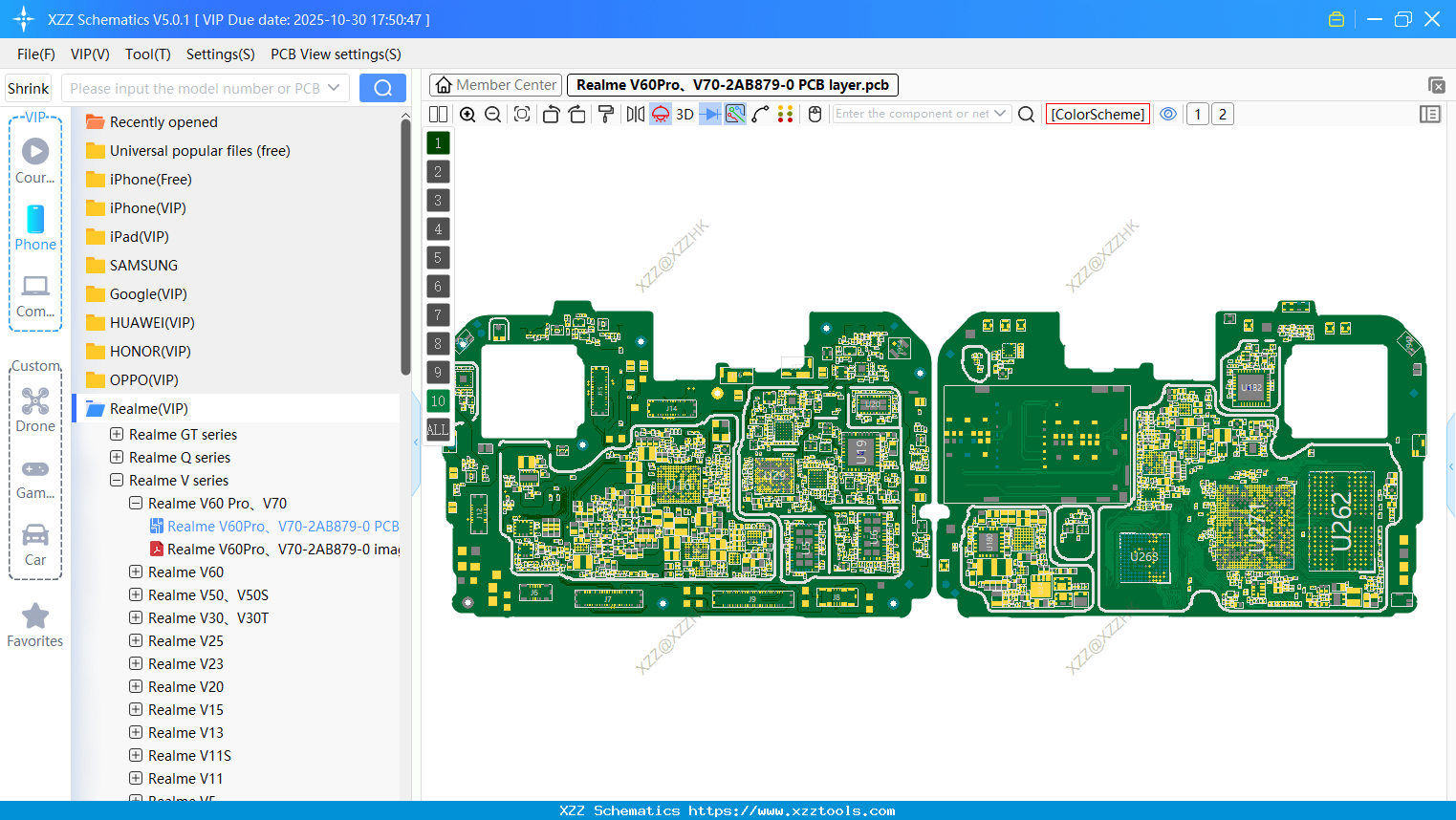 Realme V60Pro、V70-2AB879-0 PCB Layer